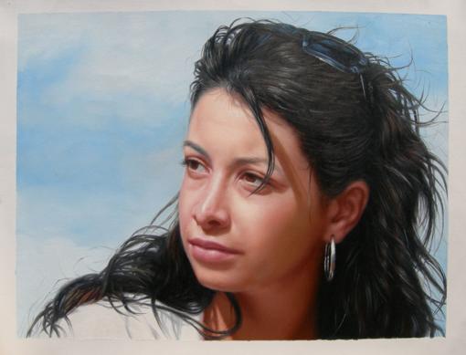 Woman's Oil Portrait
