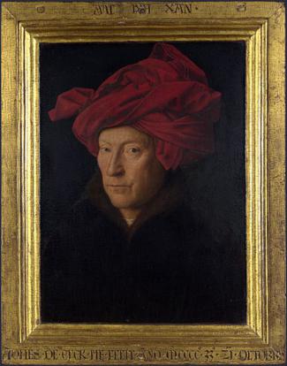 Man in a Red Turban Portrait