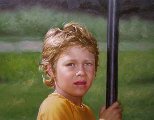 Boy's Oil Portrait