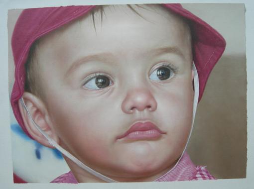 Baby's Face Portrait
